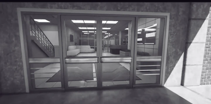 Interior of the existing hospital environment, presented without people